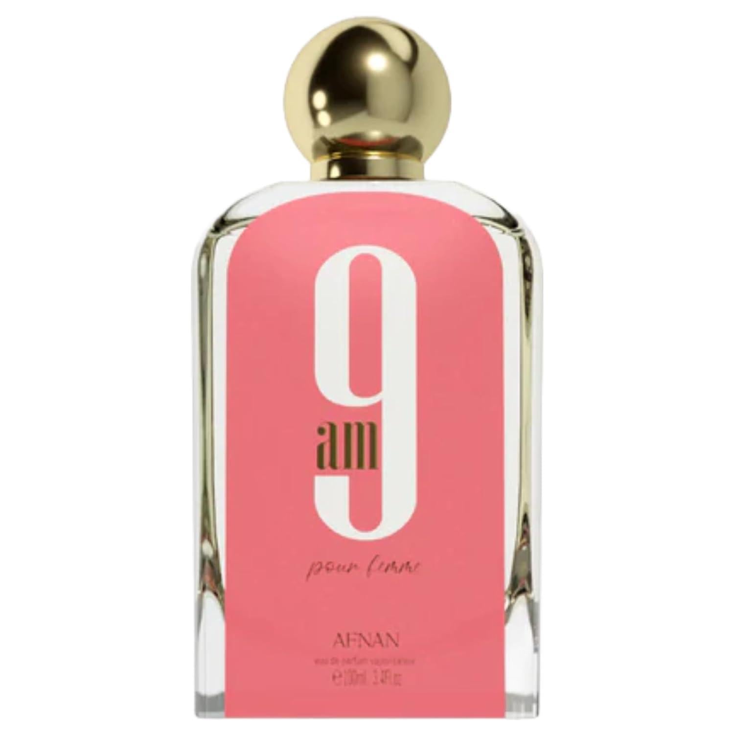 Afnan 9 AM Pour Femme Eau De Parfum Scent Spray 3.4 oz
