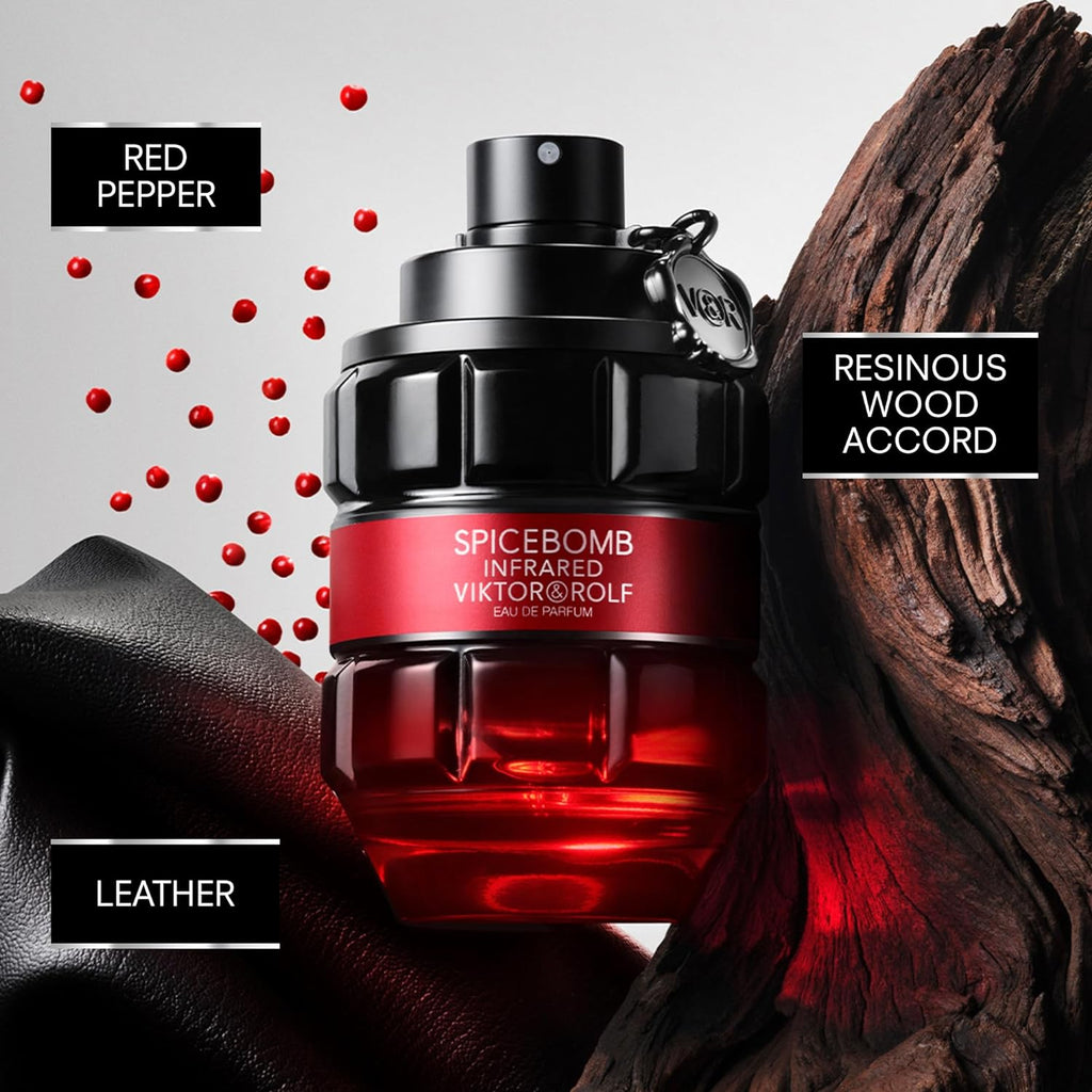 Viktor&Rolf Spicebomb Infrared Eau de Parfum for Men 3.0 oz