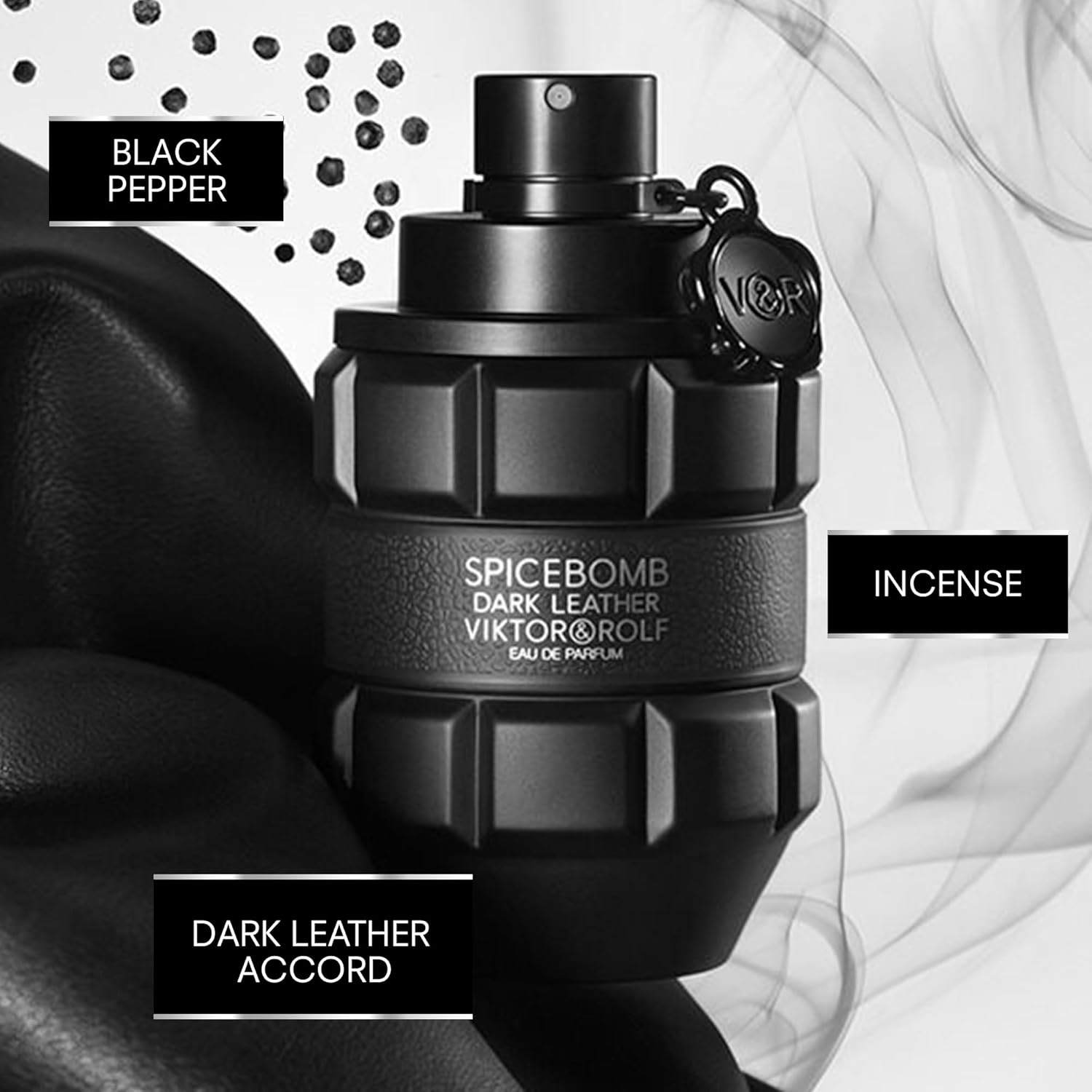 Viktor&Rolf Spicebomb Dark Leather Eau de Parfum for Men 3 Oz